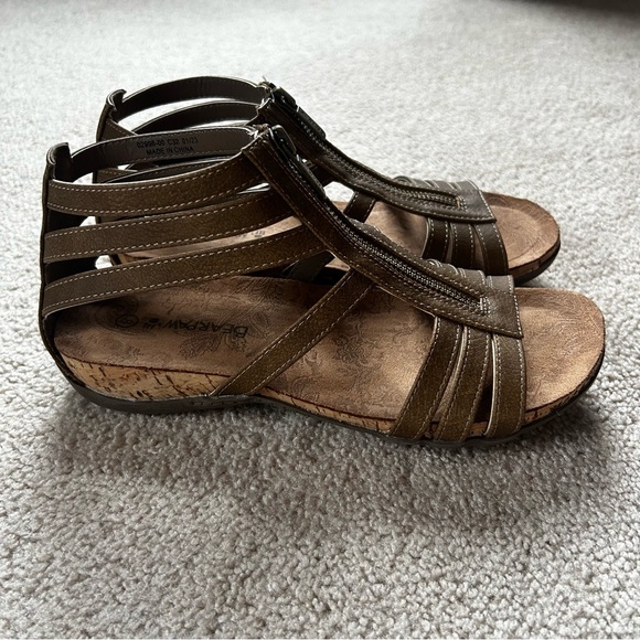 Women’s Size 8 Bearpaw Layla Gladiator Sandal New W/o Box cork leather - Picture 7 of 15